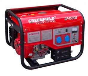 Бензиновый генератор Greenfield GF4500E