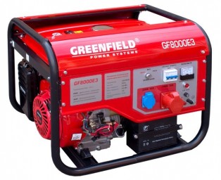 Бензиновый генератор Greenfield GF8000E3 Бензиновый генератор Greenfield GF8000E3
