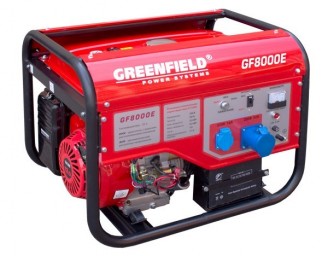 Бензиновый генератор Greenfield GF8000E