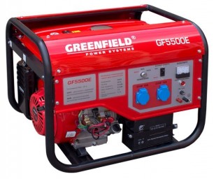 Бензиновый генератор Greenfield GF5500E
