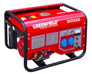 Бензиновый генератор Greenfield GF2500E