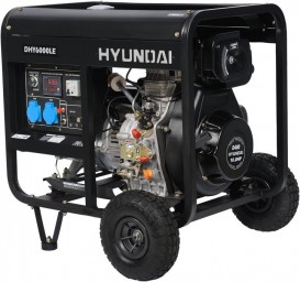 Генератор дизельный HYUNDAI DHY 6000LE + колеса Генератор дизельный HYUNDAI DHY 6000LE + колеса